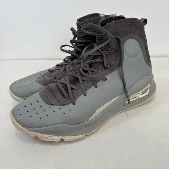 Under Armour Curry 4 "More Buckets" Overcast Gray Men's 11.5 - Picture 1 of 12